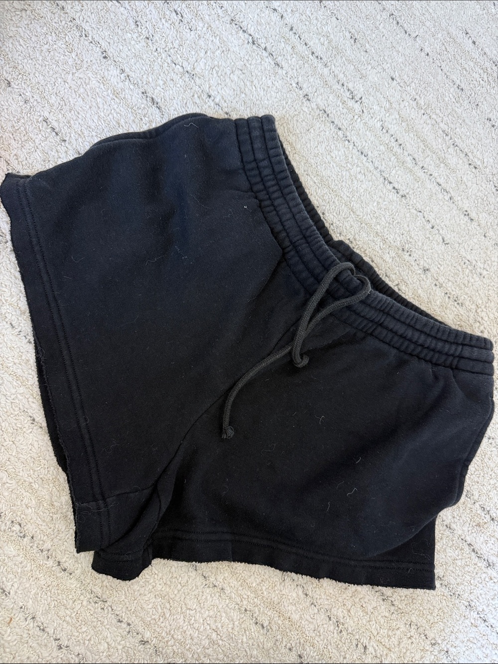 Skims Black Lounge Shorts
